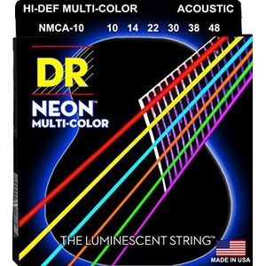 DR snaren HI-DEF NEON akoestische gitaarsnaren (NMCA-10)