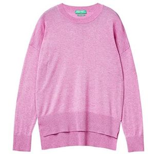 United Colors of Benetton Damesshirt G/C M/L 108ad104n Sweater (1 stuk), Roze 8l8