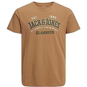 JACK & JONES Jjelogo Tee Ss O-Neck 2 Col Aw23 Sn T-shirt voor heren