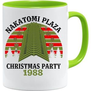 Kerstmok ""Hard Nakatomi"" 1988 (PT 2) - Mooie en grappige koffiemok als geschenkidee aan beide zijden bedrukt