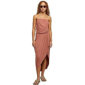 Urban Classics Damesjurk met hoofdband van viscose (1 stuk), Terracotta