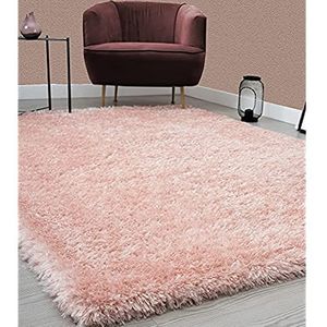 Mia´s Teppiche Fiona 80123 tapijt voor woonkamer, slaapkamer, 80 x 150 cm, roze
