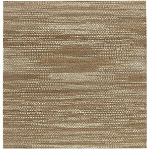 HAMID - Giralda jute tapijt, 100% natuurlijke jutevezel, zacht en zeer sterk tapijt, handgeweven, tapijt voor woonkamer, eetkamer, slaapkamer, hal, jaspis (200 x 200 cm)