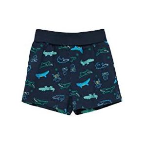 s.Oliver Junior Sweatshort Mit Allover Print Short de survêtement à imprimé intégral unisexe pour bébé, bleu, 80