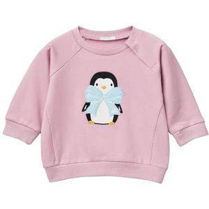 United Colors of Benetton Sweat à capuche enfant, aubergine, 12 mesi