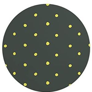 Questo Casa, Ronde muismat, digitaal bedrukt, antislip onderkant, voor kantoor en thuis, diameter 22 cm