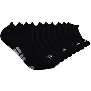 Fila Onzichtbare sokken, onzichtbare sokken voor dames, Zwart Multi (10 stuks)