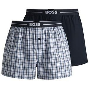 BOSS Boxershorts (2 stuks) voor heren, Donkerblauw 405.