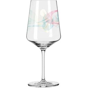 aperitiefglas 500 ml – Serie Sommerrausch nr. 13 met kleurrijke spiralen –
