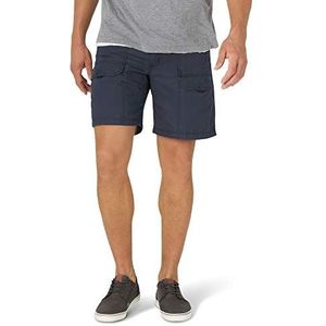 Wrangler Authentics heren shorts van canvas, Newport Navy