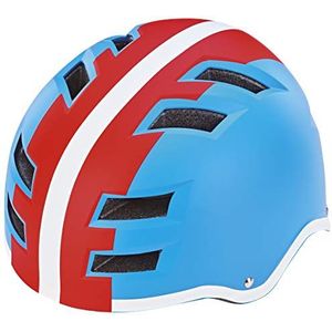 Prophete Maat: 55-58cm fietshelm M blauw/rood/wit