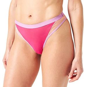 HUGO Thong C. Sheer Femme, Rose brillant, L