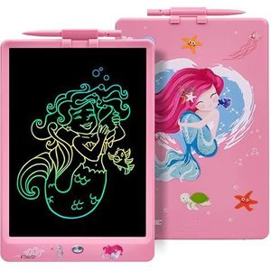 DYNASONIC (DYNA-PM Zeemeermin Schrijftablet voor kinderen, 25,4 cm, LCD-tekentablet voor kinderen, magnetisch whiteboard, dinosaurus, speelgoed, cadeau 2, 3, 3, 4, 5, 6, 7, 8 jaar.