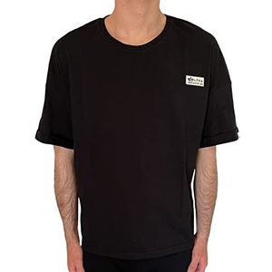 ALPHA INDUSTRIES Organics Os Roll-up T-shirt voor heren, korte mouw, organisch zwart