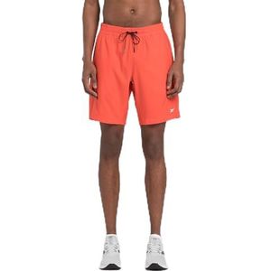Reebok Id Training/Workout Ready Shorts voor heren, Rood/Wit