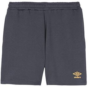 Umbro Core Shorts voor heren, Collegiate blauw/oranje gevlamd