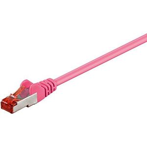 MicroConnect sstp602pi 2m CAT6 s/FTP (S-STP) roze - netwerkkabel (RJ-45, RJ-45, mannelijk/mannelijk, Cat6, S/FTP (S-STP), roze)