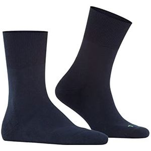 FALKE Uniseks Run-sokken, dunne krullende zolen, effen, ideaal met casual outfits, sportieve sneakers, sneldrogend, ademend, katoen, functioneel garen, 1 paar, Blauw (Navy 6120)