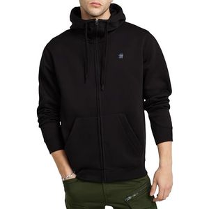 G-Star Raw heren Sweatvest Premium Core Hooded Zip Sweat, zwart (Dk Black C235-6484), M