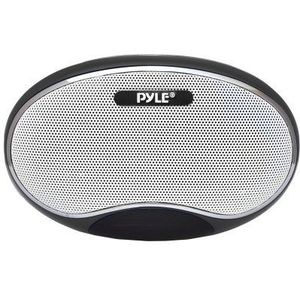 Pyle PSPFM1B Haut-Parleur MP3 Portable avec Batterie au Lithium Rechargeable LED Noir