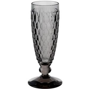 Villeroy en Boch Boston Coloured champagneglas Smoke, 150 ml, kristalglas, grijs, 16,3 x 6 x 6 cm