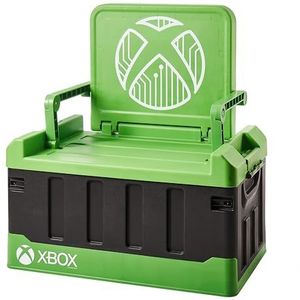 Numskull Xbox-stoel met verborgen opbergdoos voor game-accessoires en meer, officieel Microsoft-product, één maat