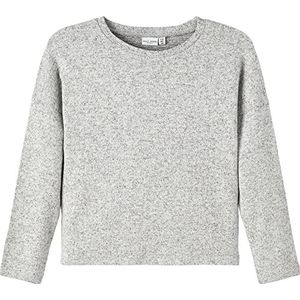 NAME IT Nkfvicti Ls Knit L Noos Sweater meisjes (1 stuk), grijs.