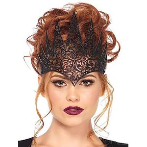 Leg Avenue - De Cut Crown haarband en haarspelden, dames, 215422001, zwart, Eén maat