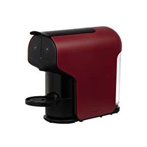 Delta Q Delta Q Quick Red koffiezetapparaat voor warme dranken en koffie, eenvoudig en praktisch, elegant design, eenvoudig te bedienen, vermogen 1200 W, afmetingen 116 x 257 x 350 mm