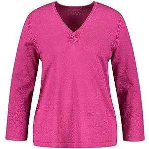 Samoon 29531 damessweater, Fuchsia