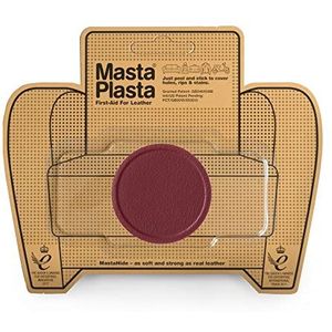 MastaPlasta Premium lederen reparatiepatch rood Kies maat en design EHBO-accessoires voor banken, autostoelen, handtassen, jassen