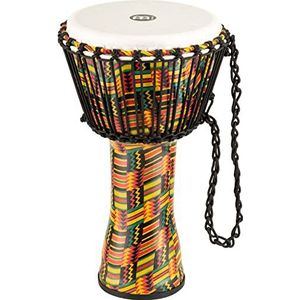 Meinl Percussion Rope Tuned Travel Djembe Trommel Rope Tuned Travel Djembe muziekinstrument voor kinderen en volwassenen Eenvoudig te leren Simbra (PADJ5-M-F)