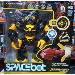 Re. El Toys - Robot 2233 Space BOT Jr Nero e Giallo, Multicolore (8001059022335)