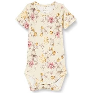 Name It Nbfjasmina SS babybody voor meisjes, citroen ijzer