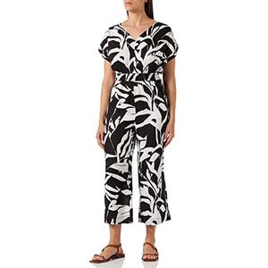 s.Oliver Jumpsuit voor dames, Zwart | Wit 99A3