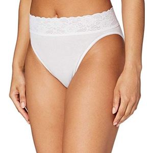 Calida Slip Femme en Dentelle Lycra, Blanc (Weiss 001), 50 (Taille fabricant: L = 48/50)