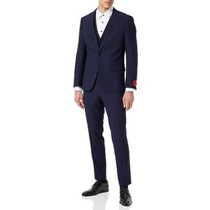 HUGO Henry/Getlin233v1x Suit, donkerblauw, 56 heren, donkerblauw, 50, Donkerblauw