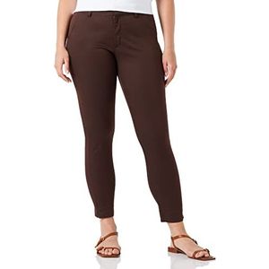 KAFFE Kalea Chino Casual damesbroek, Java, 38, Java