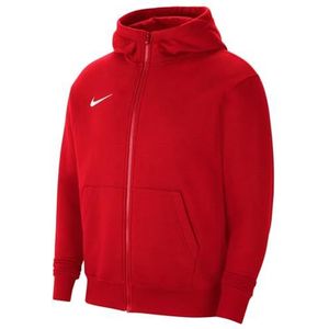 Nike Jongens Hoodie met rits, Universiteit Rood/Wit, XL