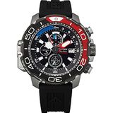 Citizen Promaster Eco-Drive chronograaf horloge voor heren, grijs/zwart/rood/blauw, Riemen