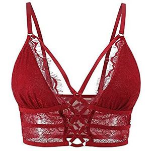 Buitifo Perfecte pasvorm: maat S tot XL Dames T-shirt BH, Rood