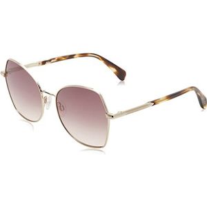 Rag&Bone Sunglasses Mixte, 06j/Ha Gold Havana, 57