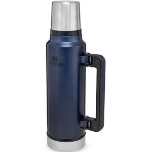 Stanley Classic Legendary Bottle 1,4 l / 1,5QT Nightfall – roestvrij staal – BPA-vrij – houdt de temperatuur (warm / koud) voor 40 uur – waterdicht deksel dient als beker