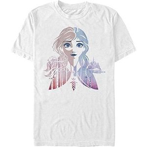 Disney T-shirt uniseks, wit, XXL, Weiss
