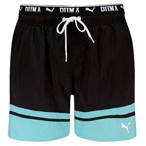 PUMA Colour Block Herenshorts (1 stuk), zwart., XXL