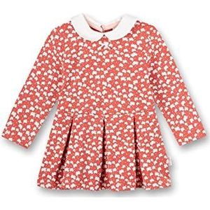 Sanetta Fiftyseven Baby Meisjesjurk Rood Kinderjurk Framboos, 56, Framboos