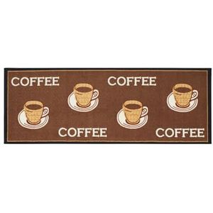 andiamo Robuust keukentapijt, verschillende designs en maten beschikbaar, kleur: koffiemok, afmetingen: 67 x 180 cm
