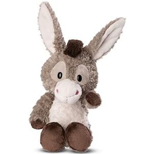 NICI 49034 Cuddly Toy Donkeylee 33 cm grijs slipping duurzaam zacht pluche schattig pluche speelgoed voor knuffelen en spelen, voor kinderen en volwassenen, geweldig cadeau-idee