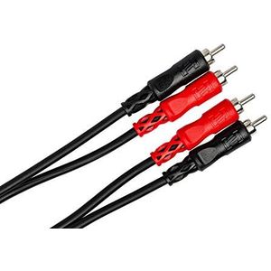 Hosa Technology CRA201 RCA-kabel, 1 m, zwart