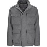 JACK & JONES Jprccalex Wool Blend Field Jacket Sn Veste pour homme, gris, XS